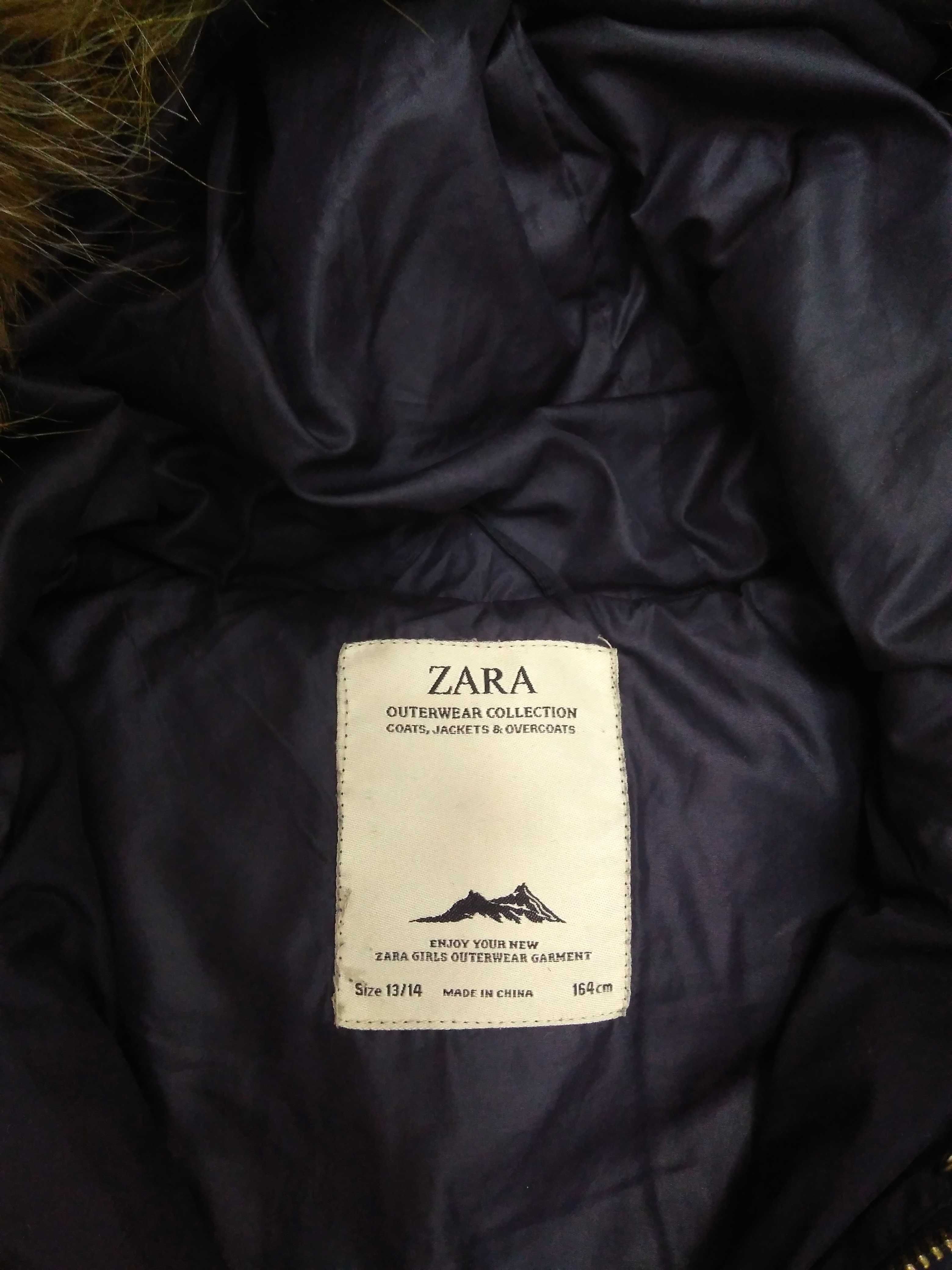 Куртка пальто пуховик Зара Zara