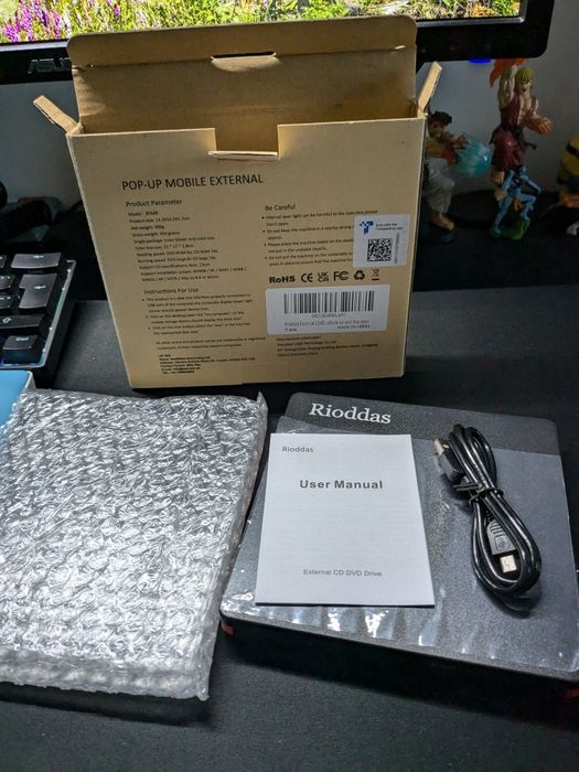 Unidade de Cd DVD externo usb