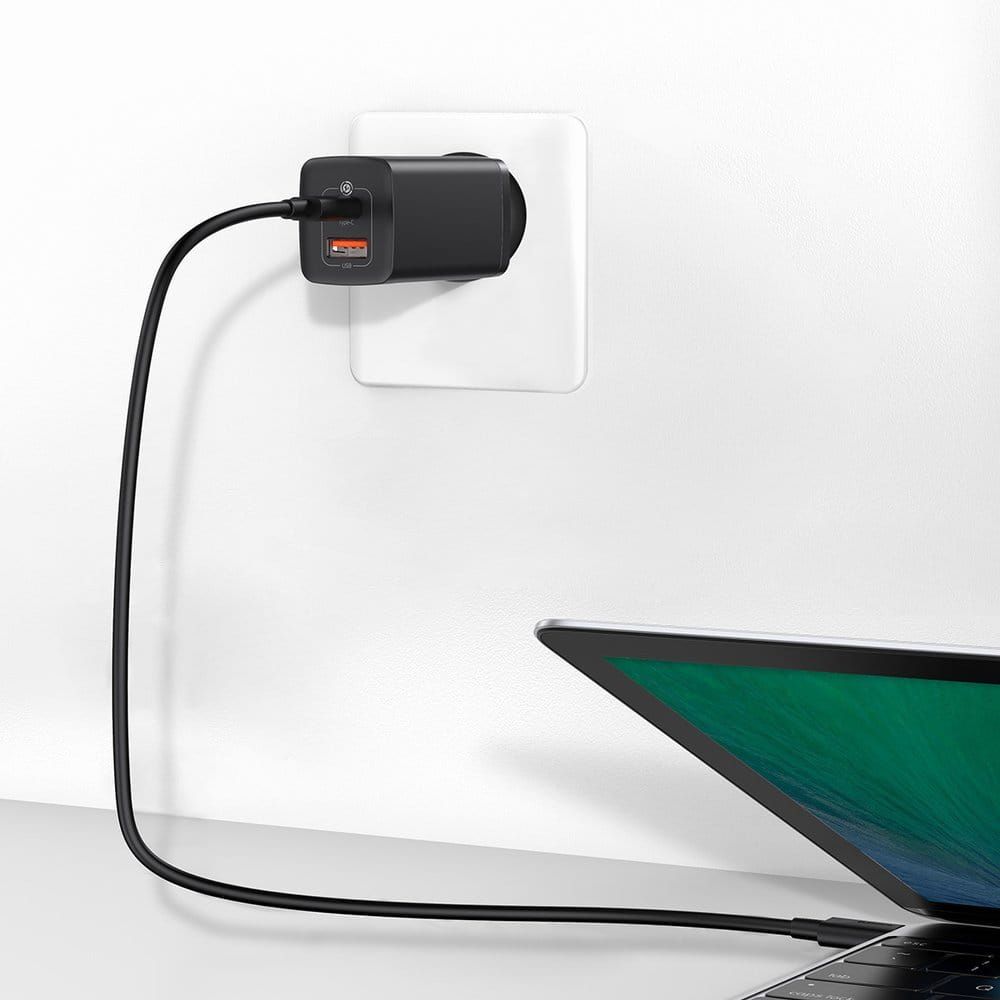 Mocna Ładowarka Baseus Gan2 Lite 65W 1xUSB 1xUSB C QC3 Sklep Warszawa
