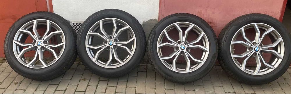 Диски R19 на БМВ/BMW X3 G01,X4 G02 з зимовою резиною  Pirelli 245/50