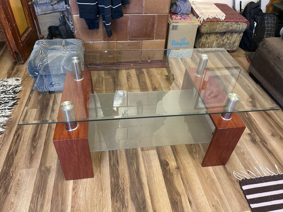 Stół szklany kawowy OPIS