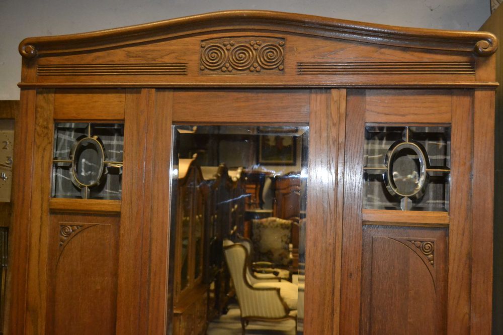 szafa francuska . lata 30 . dąb