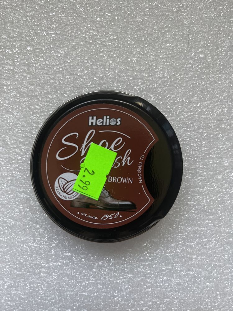 Helios Shoe Polish Pasta do obuwia w puszce brązowa 40ml