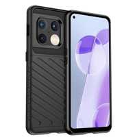 Thunder Case Elastyczne Pancerne Etui Pokrowiec Oneplus 10 Pro Czarny