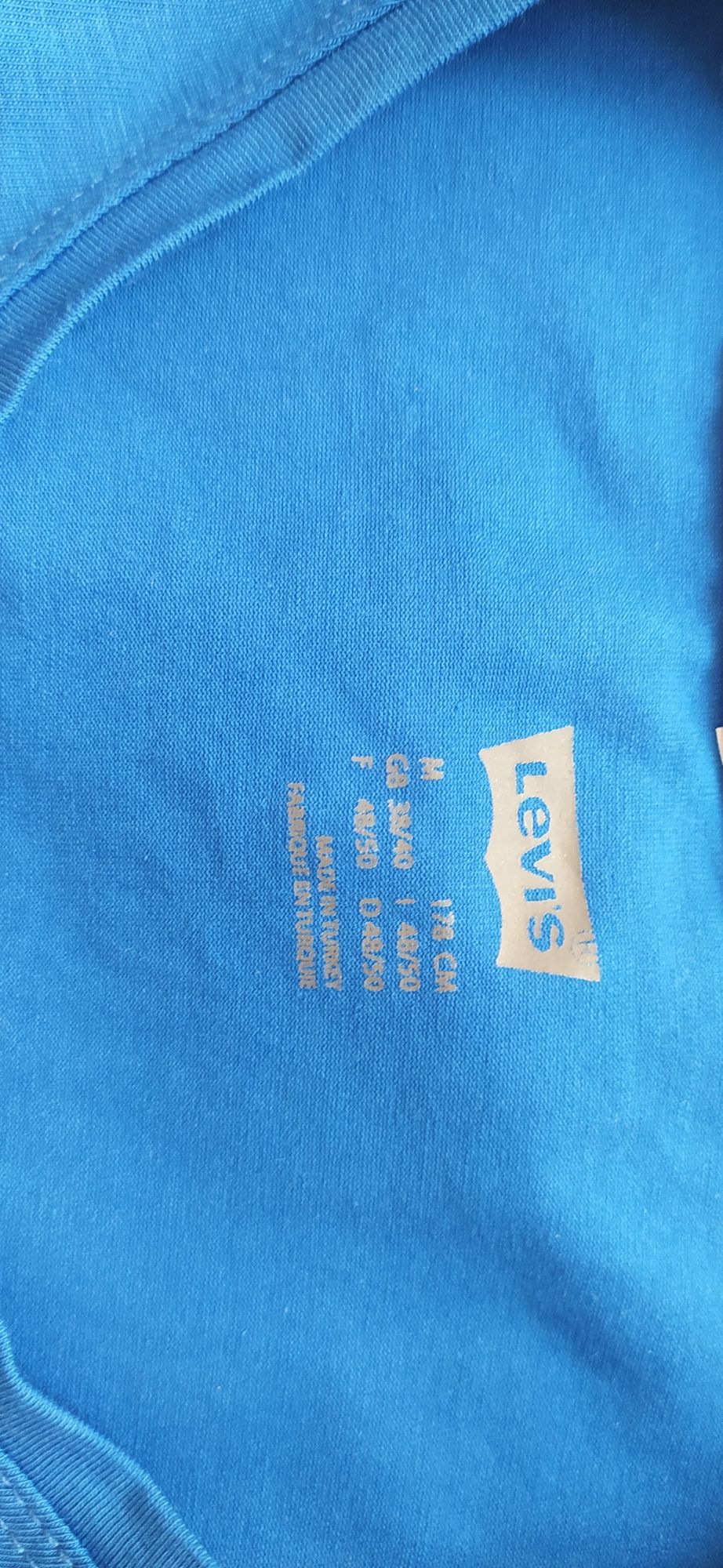 T-shirt 170 cm niebieski