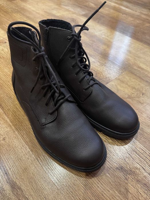Шкіряні чоботи, зимові, GEOX RESPIRA, 45 розмір