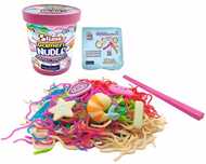 Slime Ramen Nudle . Kolorowy wir. Epee