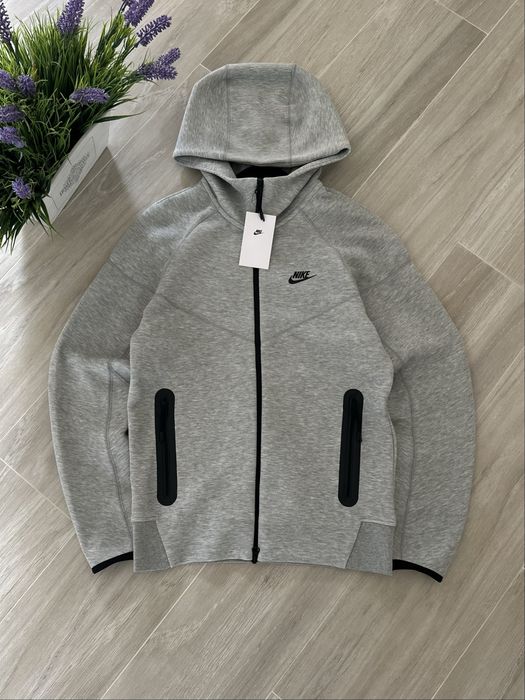 Кофта Nike Tech Fleece Grey | FB7921-063 ОРИГІНАЛ!