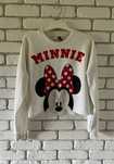 damska dziewczęca biala bluza disney myszka minnie rozmiar S
