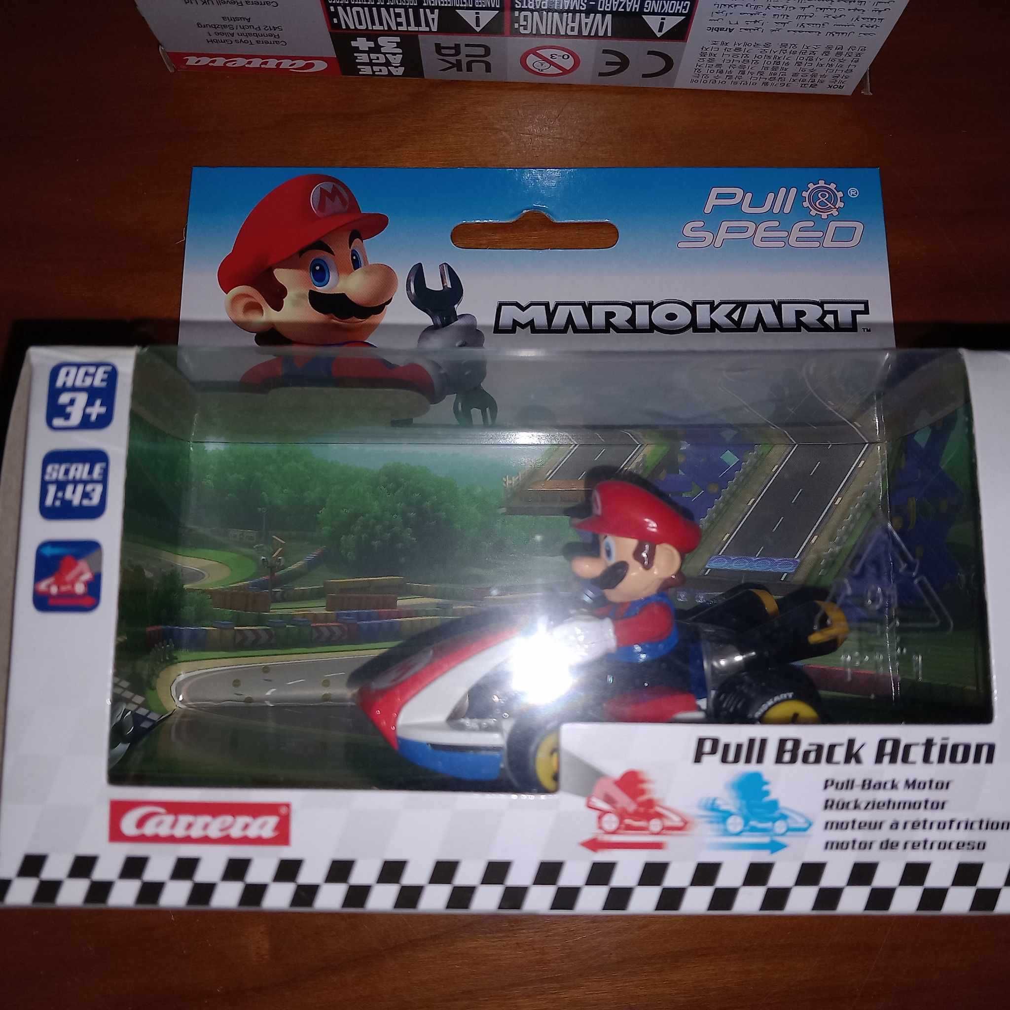 Kart 1:32 Mario Kart e Luigi da marca Carrera NOVO