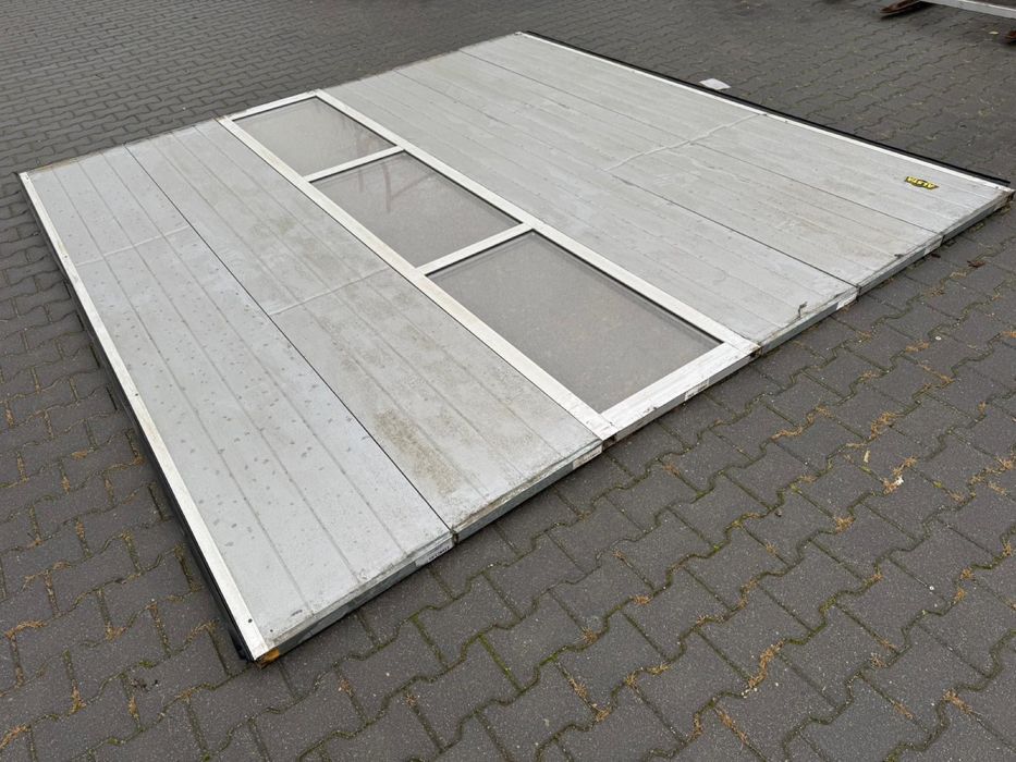 Brama 3.34x3.20 segmentowa elektryczna 2 sztuki skos do gory pod dach