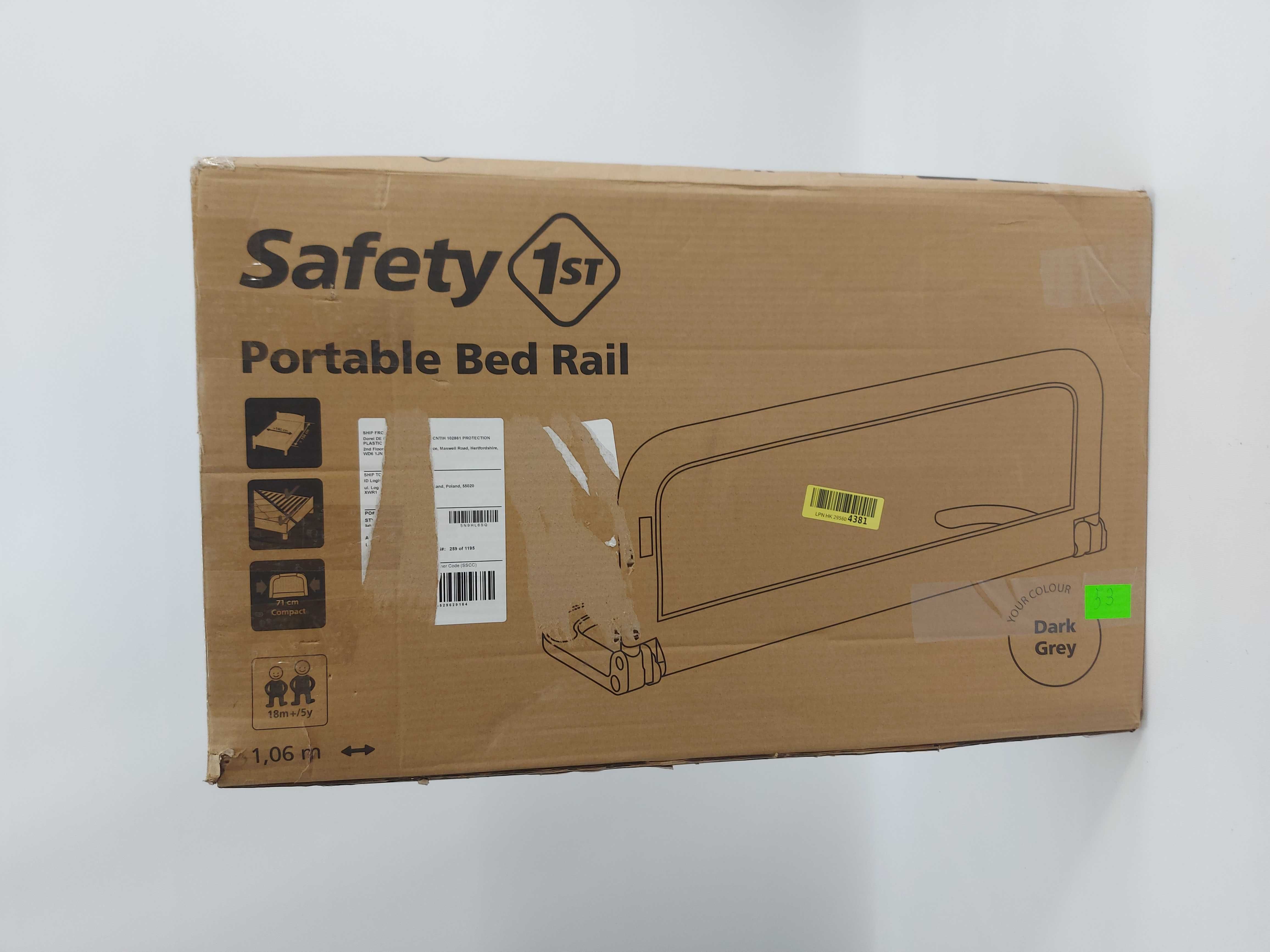 SAFETY 1ST barierka zabezpieczająca do łóżka, 71 cm, 53 [F]