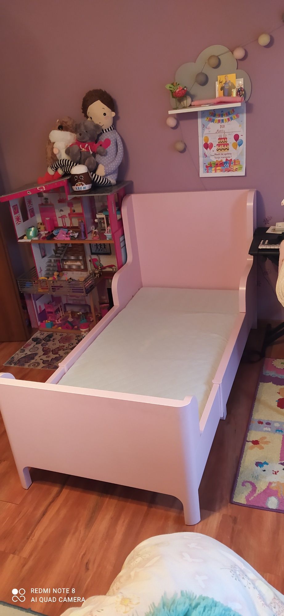 Łóżko dziecięce Ikea rosnące wraz z dzieckiem BUSUNGE