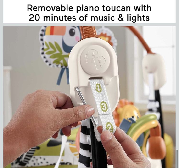 Розвиваючий ігровий центр-стрибунці Fisher Price з музичними вогнями