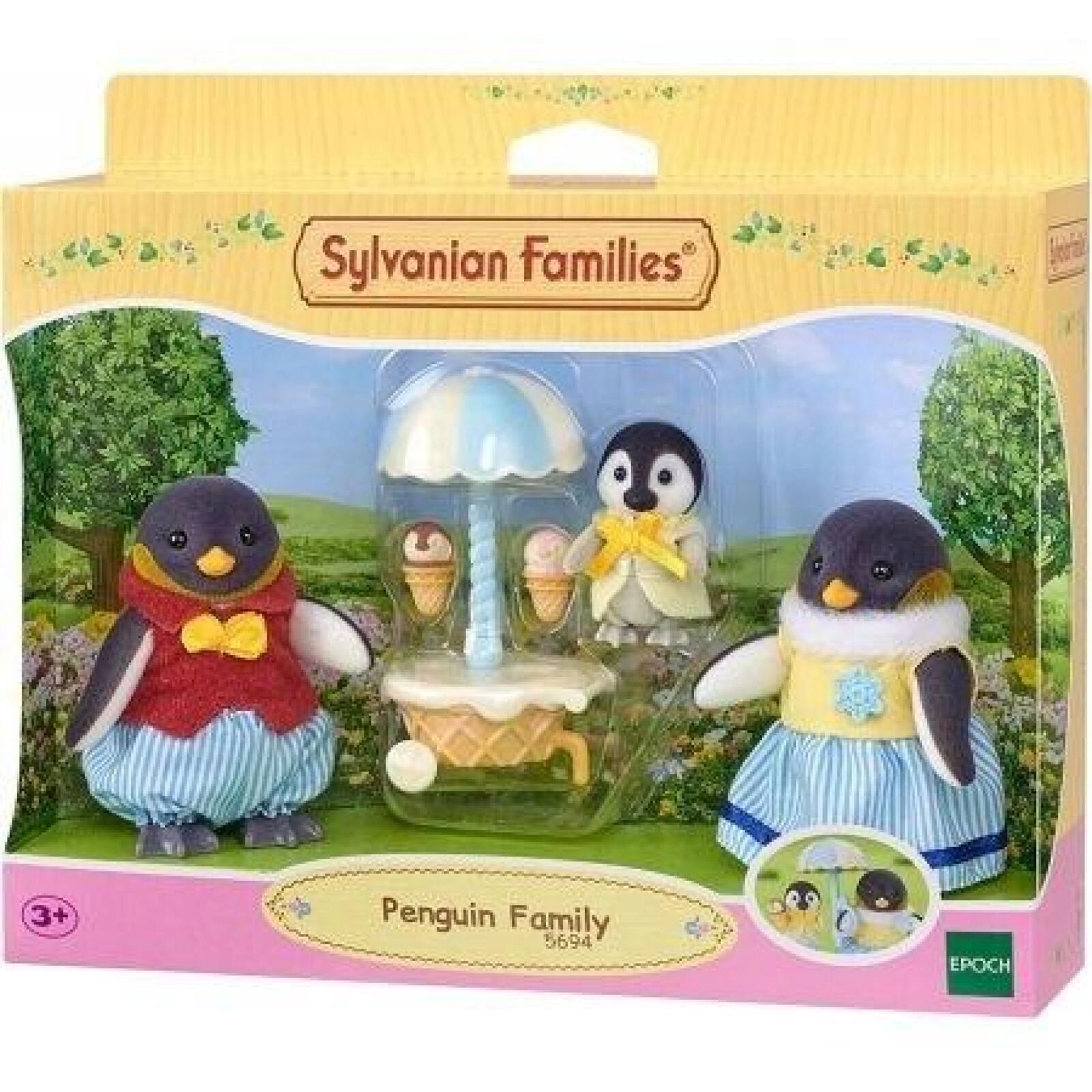 Rodzina pingwinków Sylvanian Families blister,171x213 mm