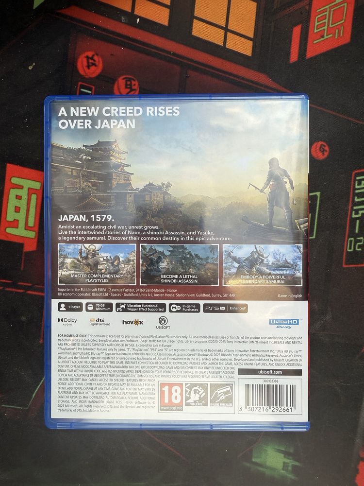Assassin's Creed Shadows jak nowe PS5