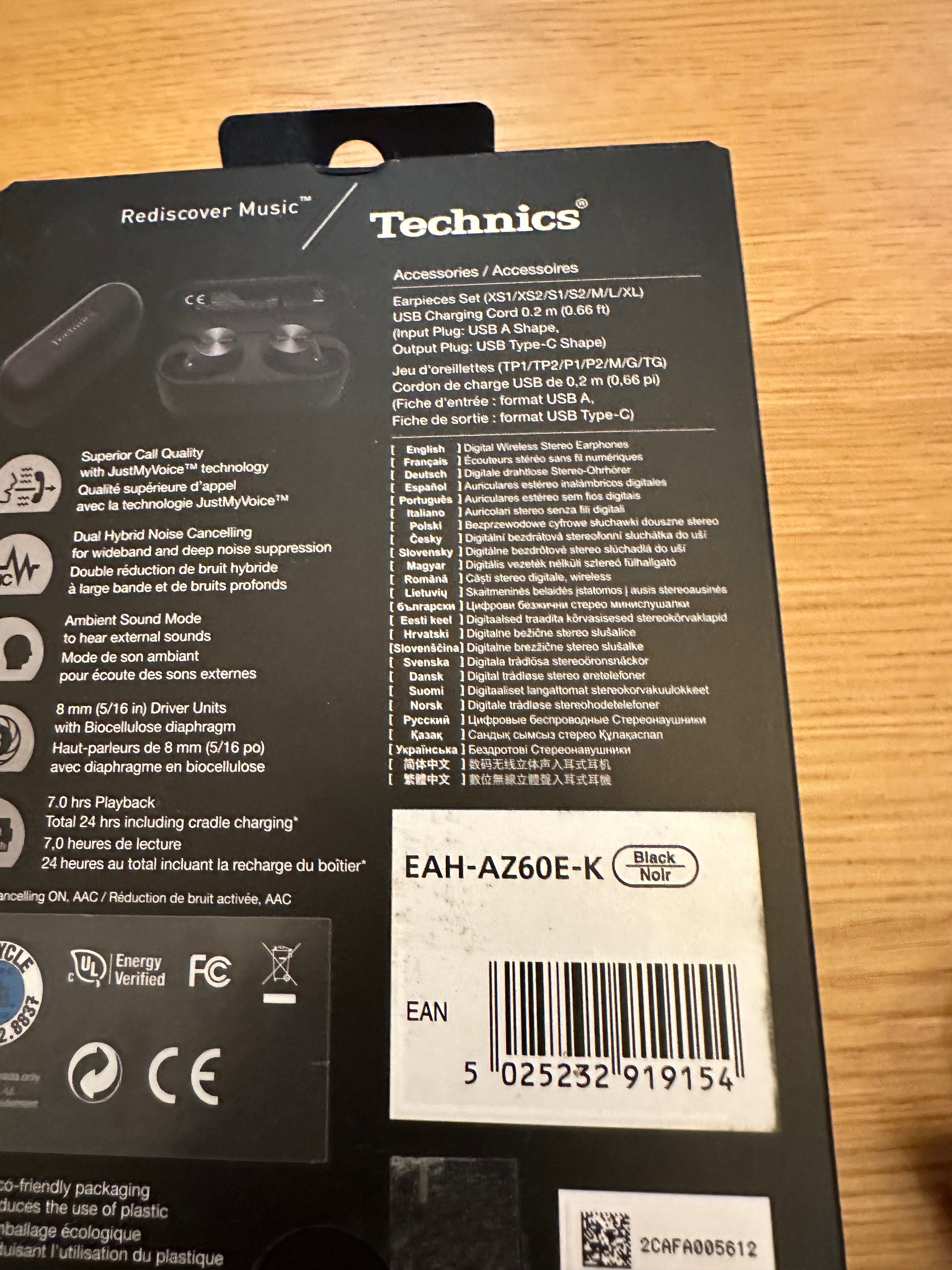 Technics Az-60 słuchawki bezprzewodowe bluetooth - wysoka połka