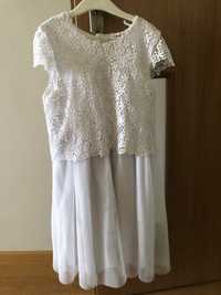 Biała sukienka Sinsay 140