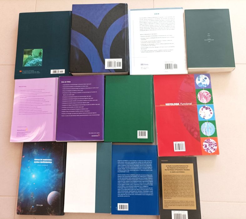 Lote de Livros sobre Medicina (Anatomia / Gastrenterologia)