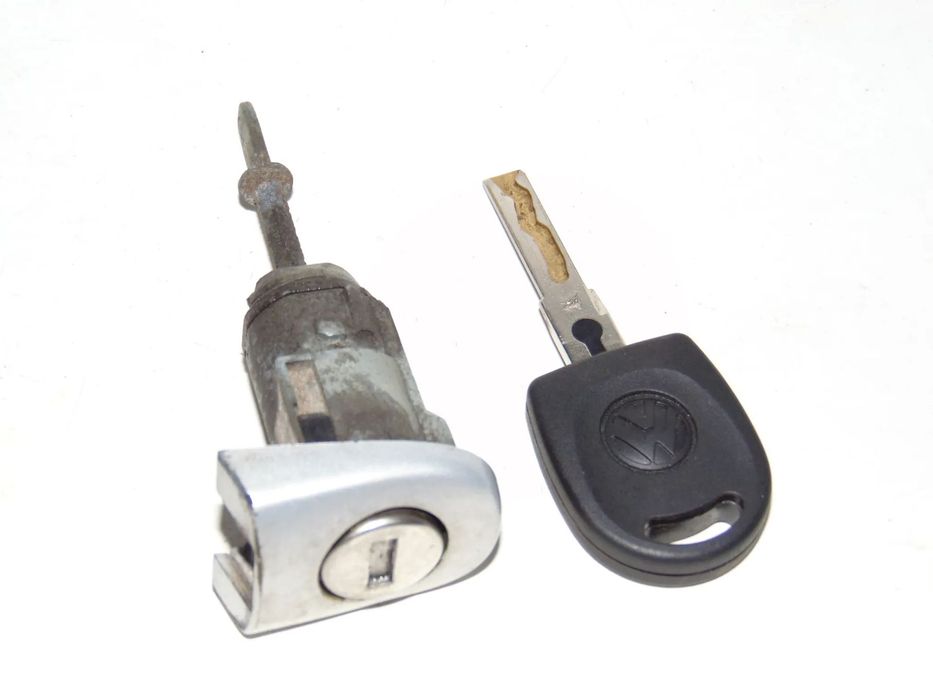 ORYGINAŁ zamek przedni przód lewy wkładka kierowcy + kluczyk VW Volkswagen Passat B5 FL lift 00-05r