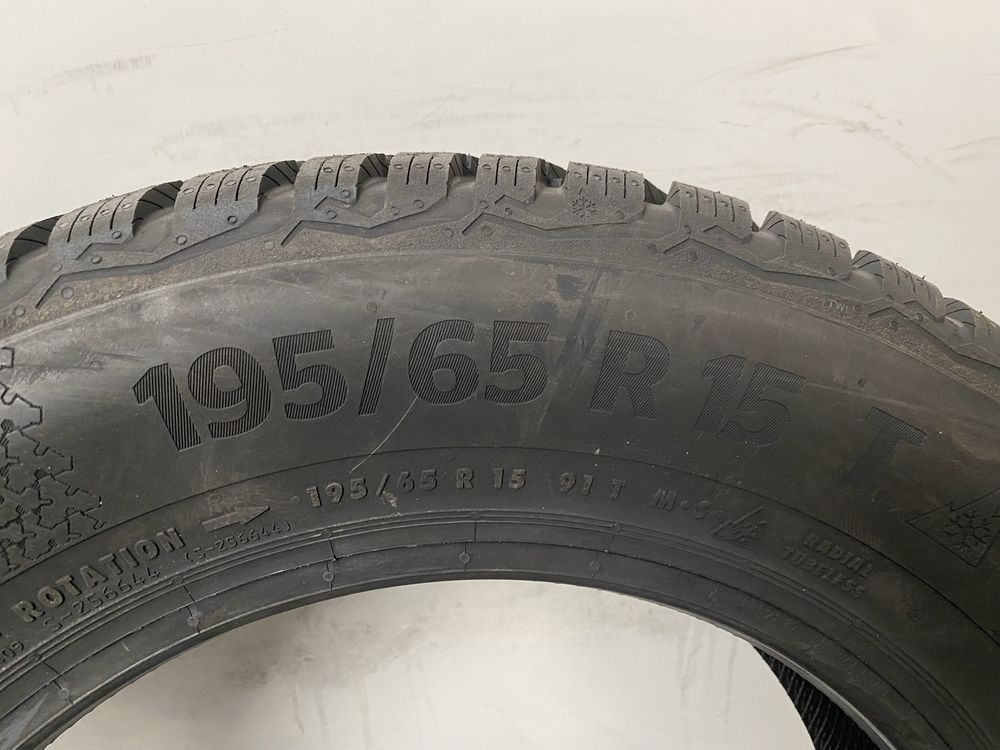 2x 195/65/15 Continental WinterContact TS870 / 2021r NOWE / GWARANCJA