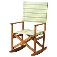 SOLBLEKT Krzesło bujane, składany eukaliptus, zielony 204.608.64