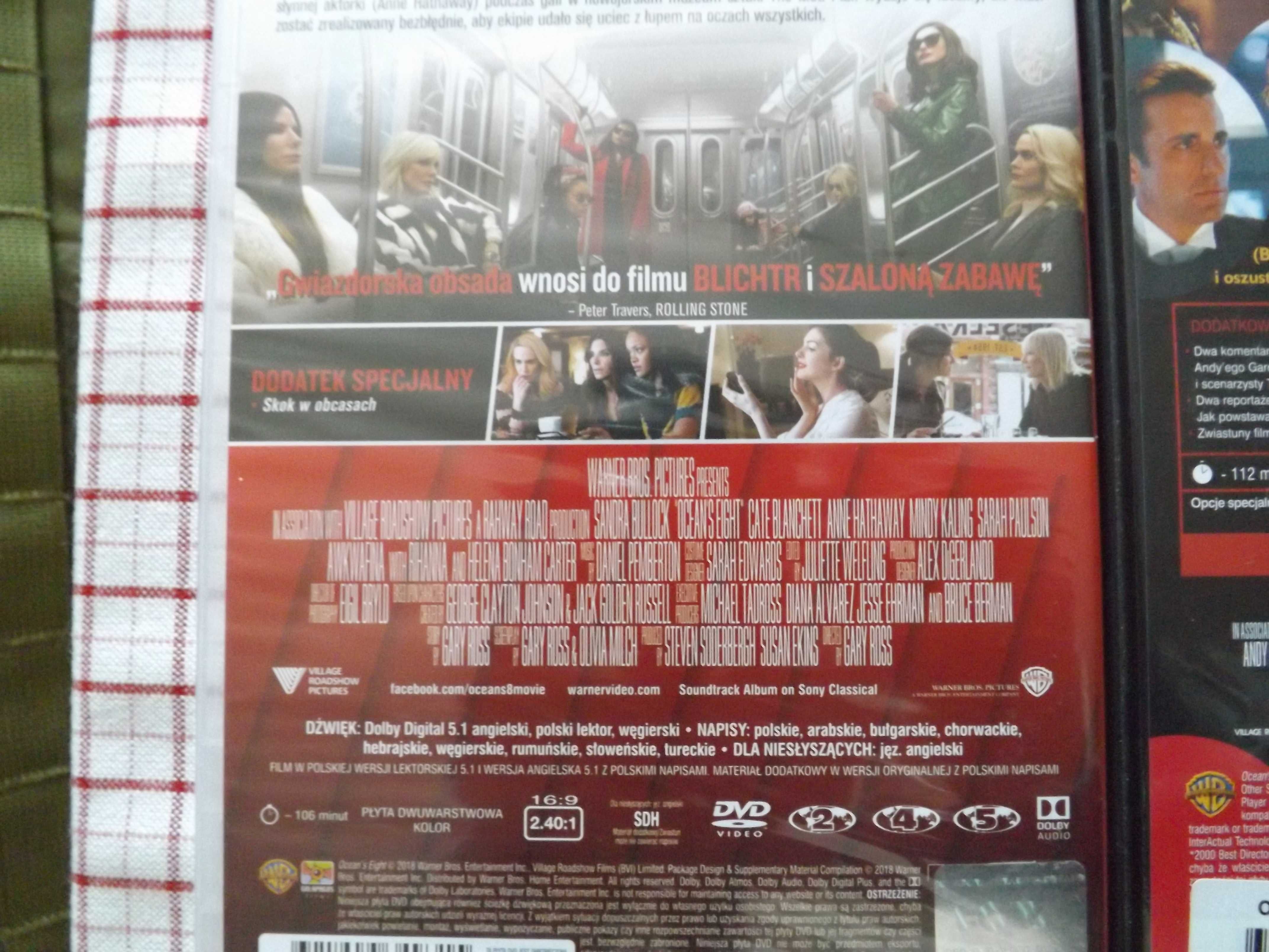 Ocean's  8 ryzykowna gra film bajki dvd 13