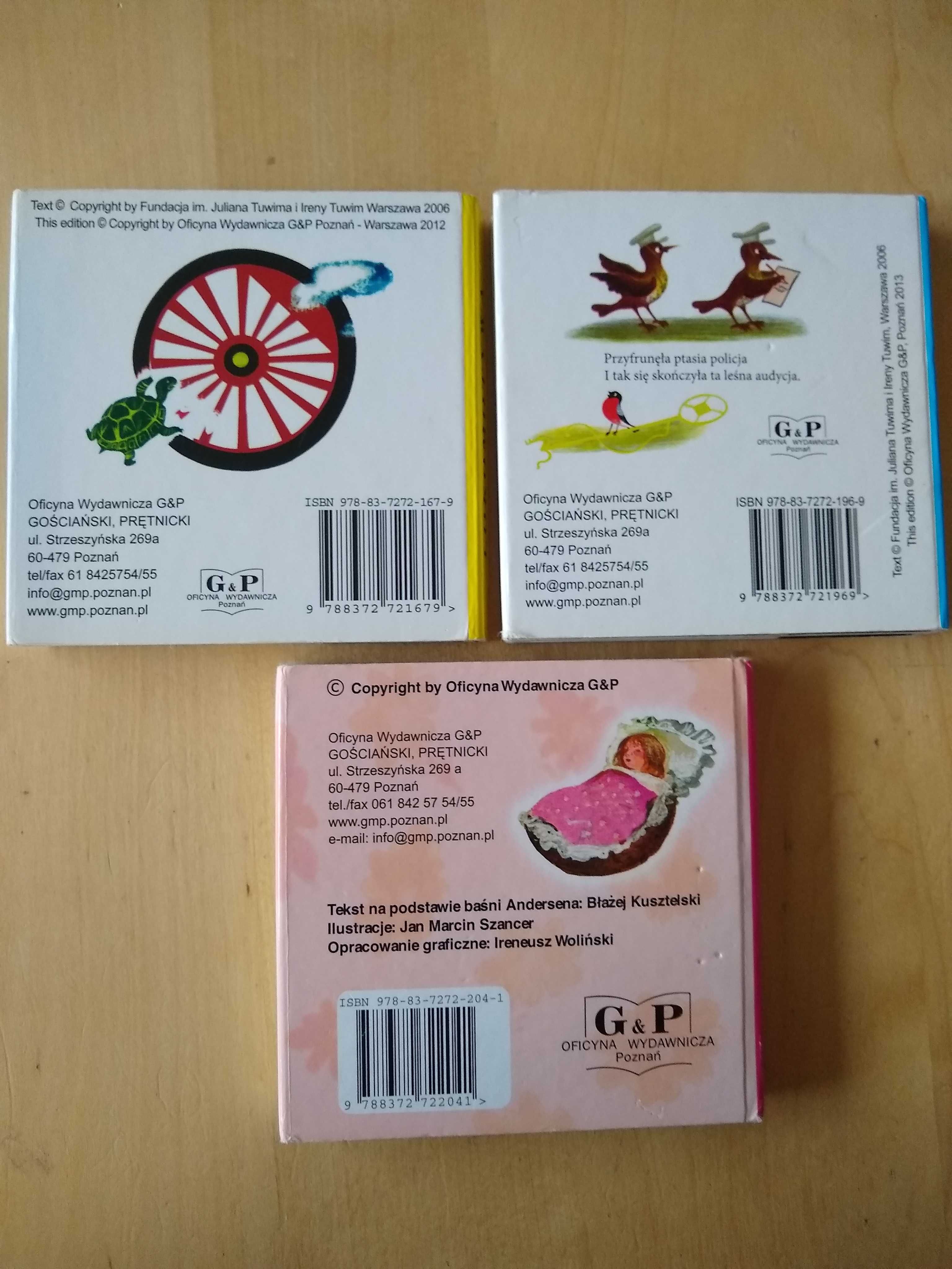 Lokomotywa, Rzepka, Ptasie Radio (Tuwim) + Calineczka - il. Szancer