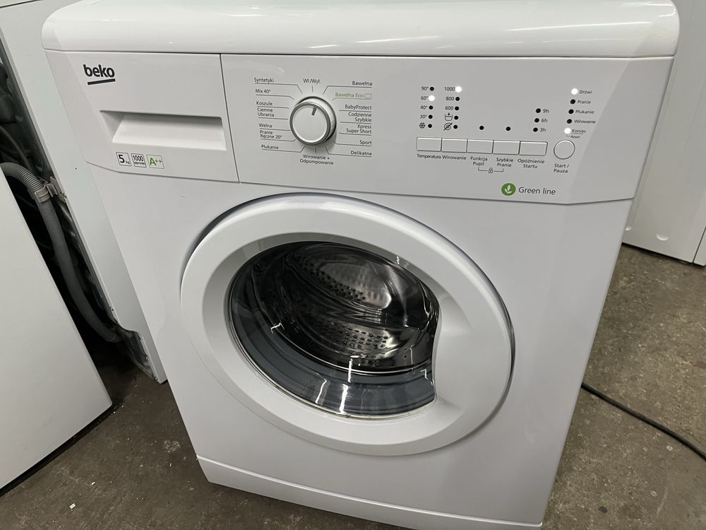 Pralka BEKO 40cm 5kg 1000ob A++ |12msc |BD stan |Dowóz