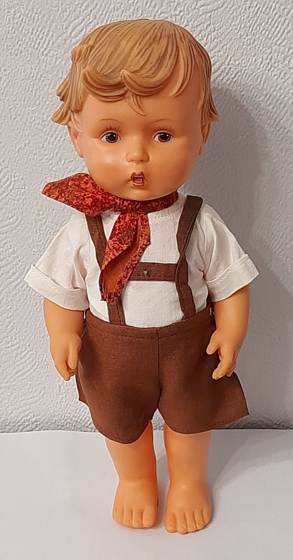 Коллекционная винтажная немецкая кукла Hummel Gloebel 1950 год, 28 см