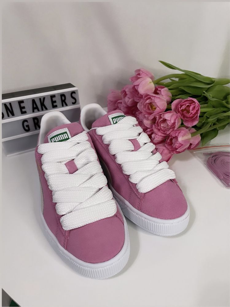 Puma suede pink оригінал пума кеди XL