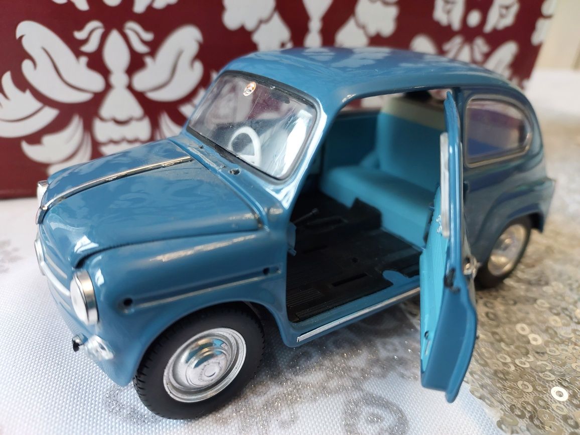 Kolekcjonerski model Fiat 600 D z 1960 roku