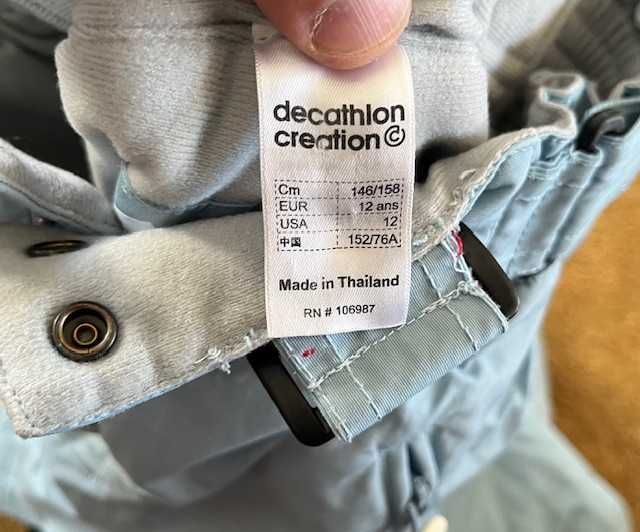 Calças de esqui / snowboard para criança 10-14 anos.