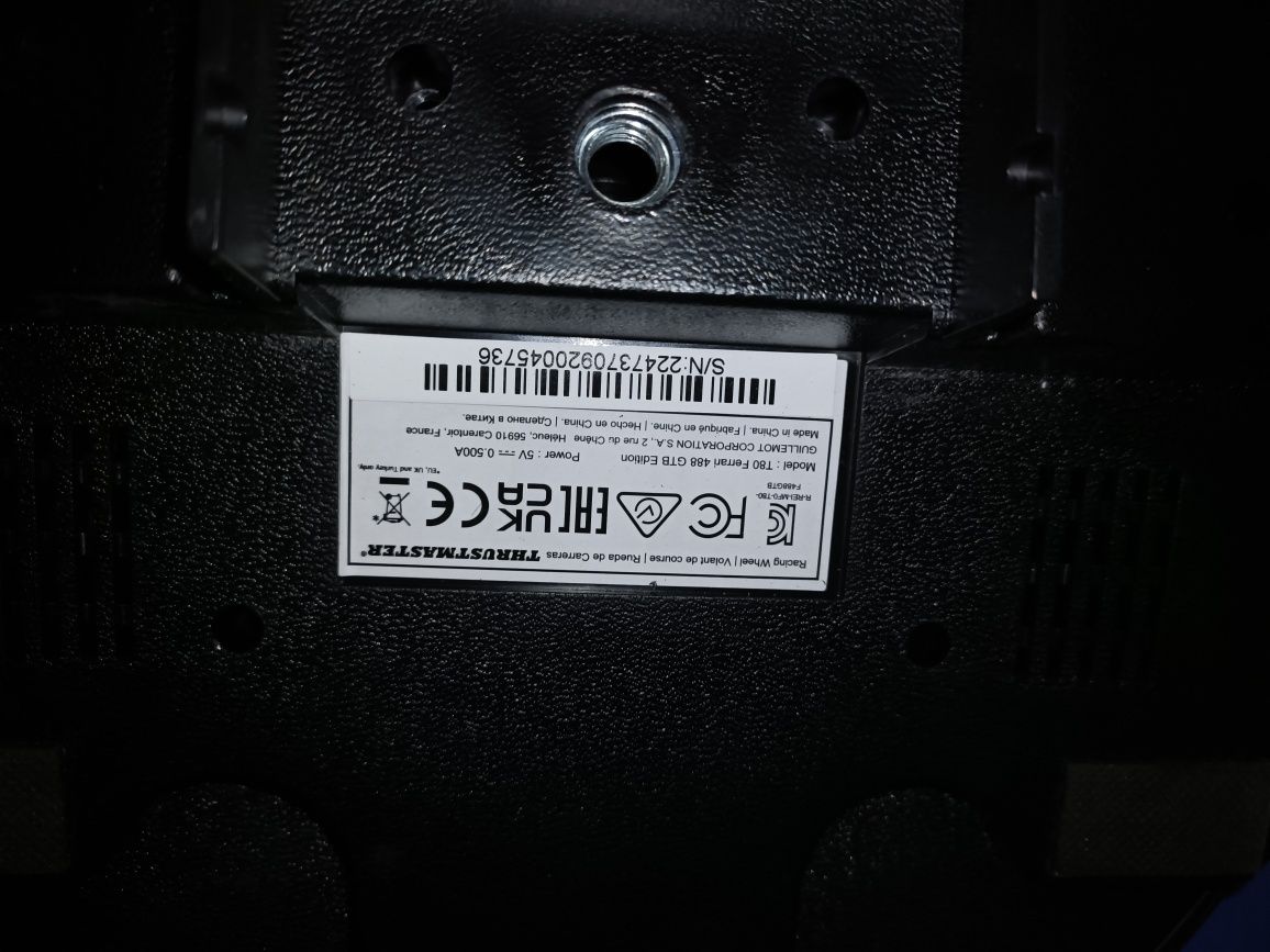 Kierownica Thrustmaster T80 GTB z pedałami do PS4 PS5 i PC