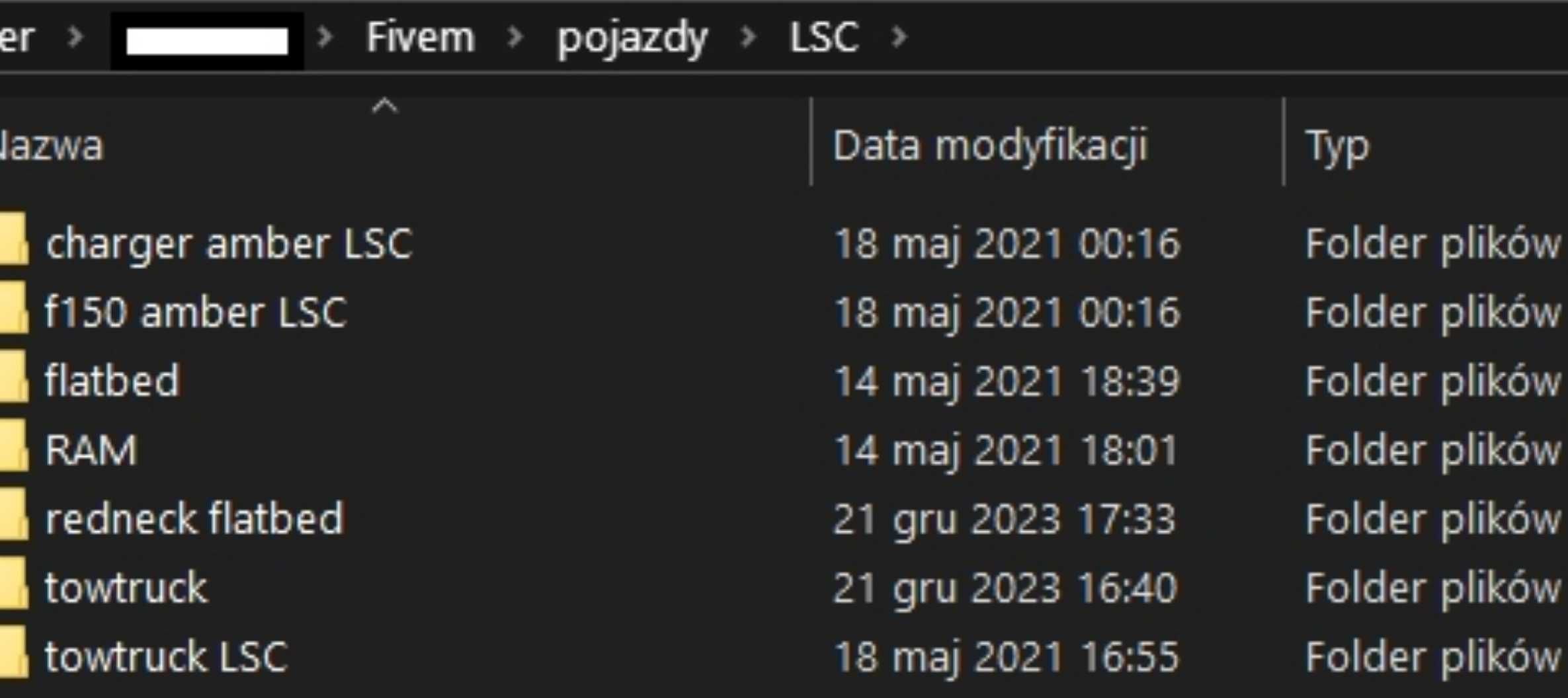 Paczka 1521 samochodów Fivem GTA V