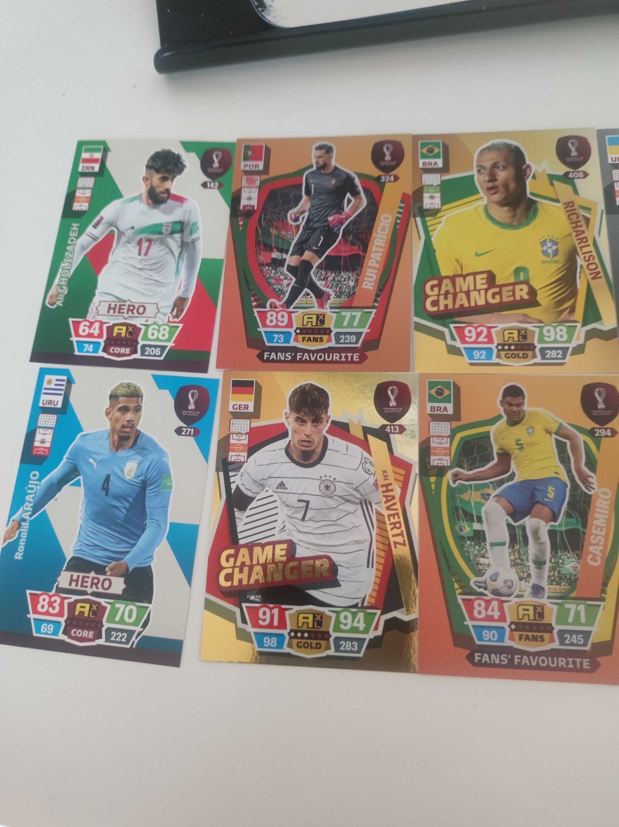 Cartas Qatar FiFa Adrenalyn