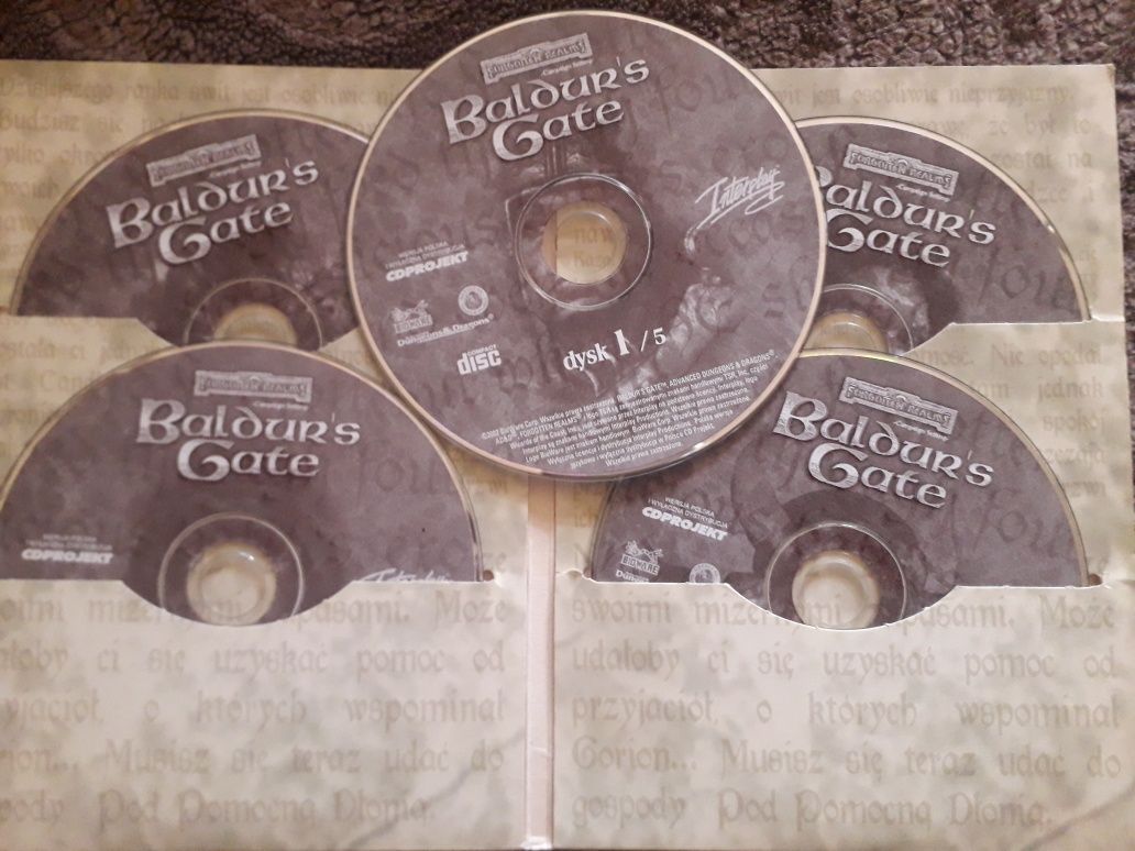 Baldur's Gate Wrota Baldura 5x pc