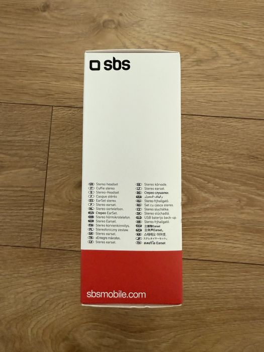 Nowe słuchawki nauszne SBS Studio Mix DJ, białe