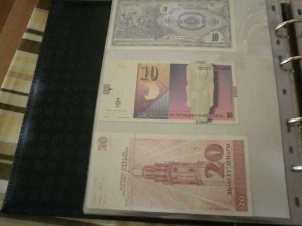 MACEDONIA 3 NOTAS NÃO Circuladas individuais conforme as fotos