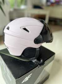 4F kask narciarski z wbudowanymi goglami S/M (52-56cm)