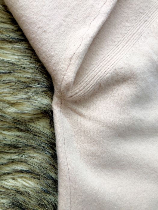 Sweter damski wełna jedwab kaszmir włoski róż pudrowy z wysylką