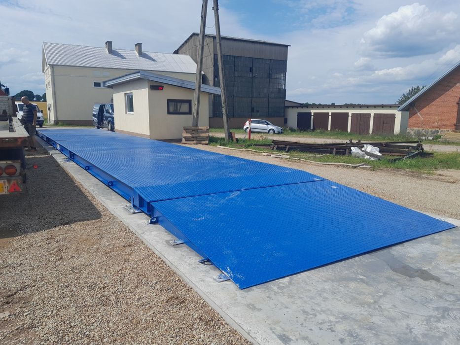 Waga samochodowa 18m 60t stalowa z najazdami