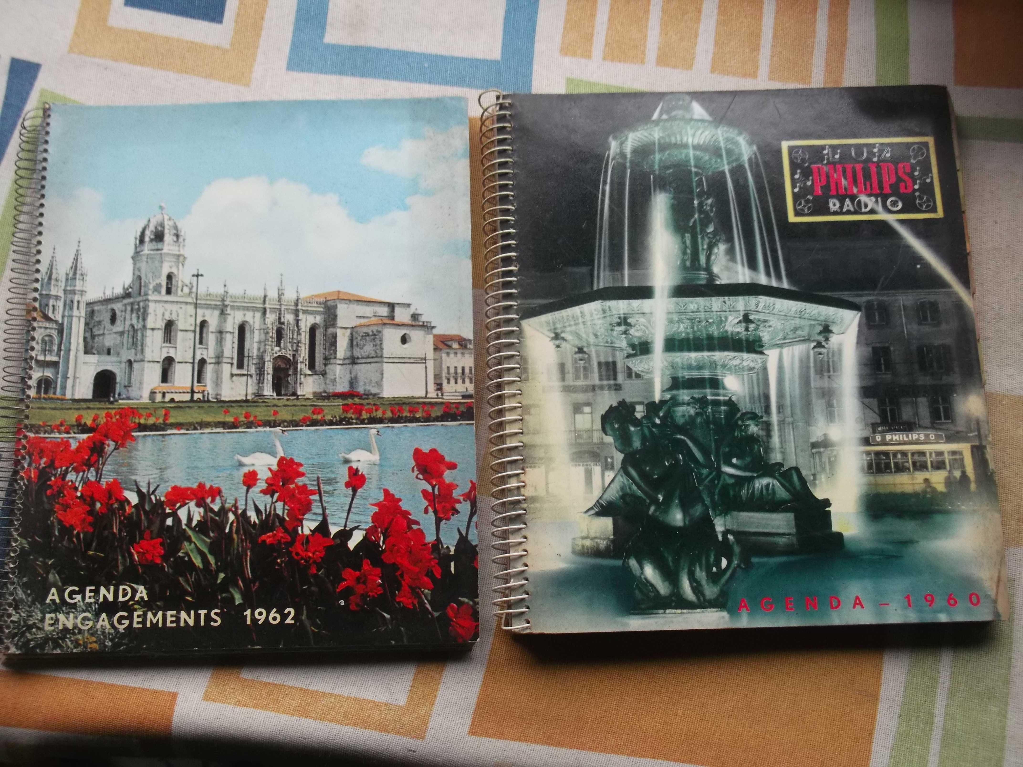 Livros dos ctt  doados e Agendas de Bancos antigas