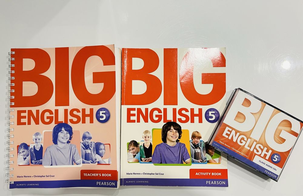 Big English 5 książka nauczyciela+ćwiczenia+class cds