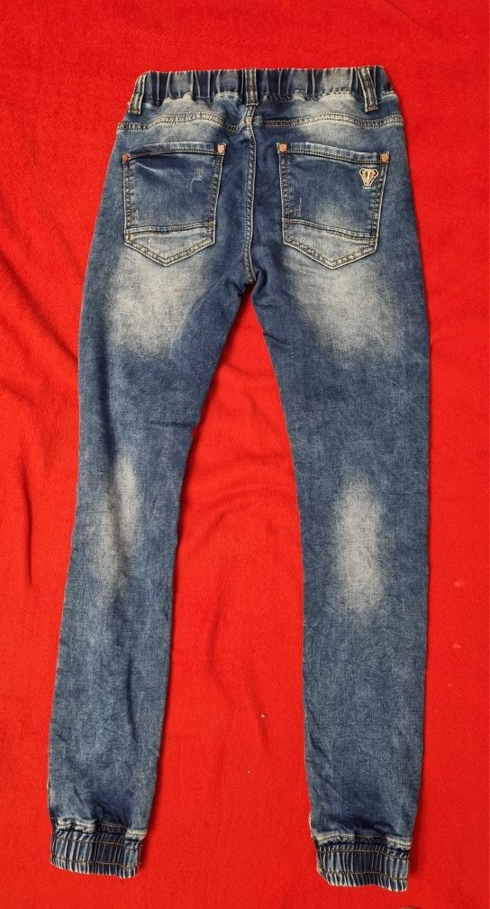 Jogery jeans r.29 Ok 164-170 jak nowe