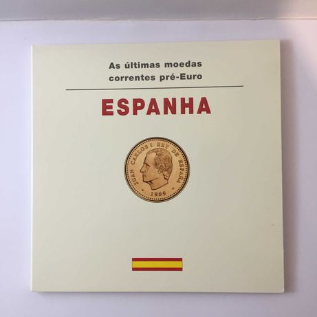 ESPANHA - série das últimas moedas correntes pré-EURO