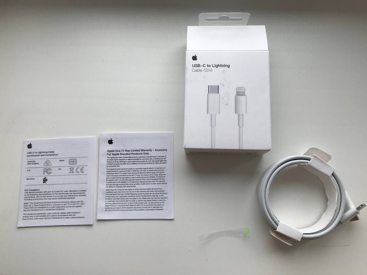 Шнур Apple usb-c to Lightning (2метра)