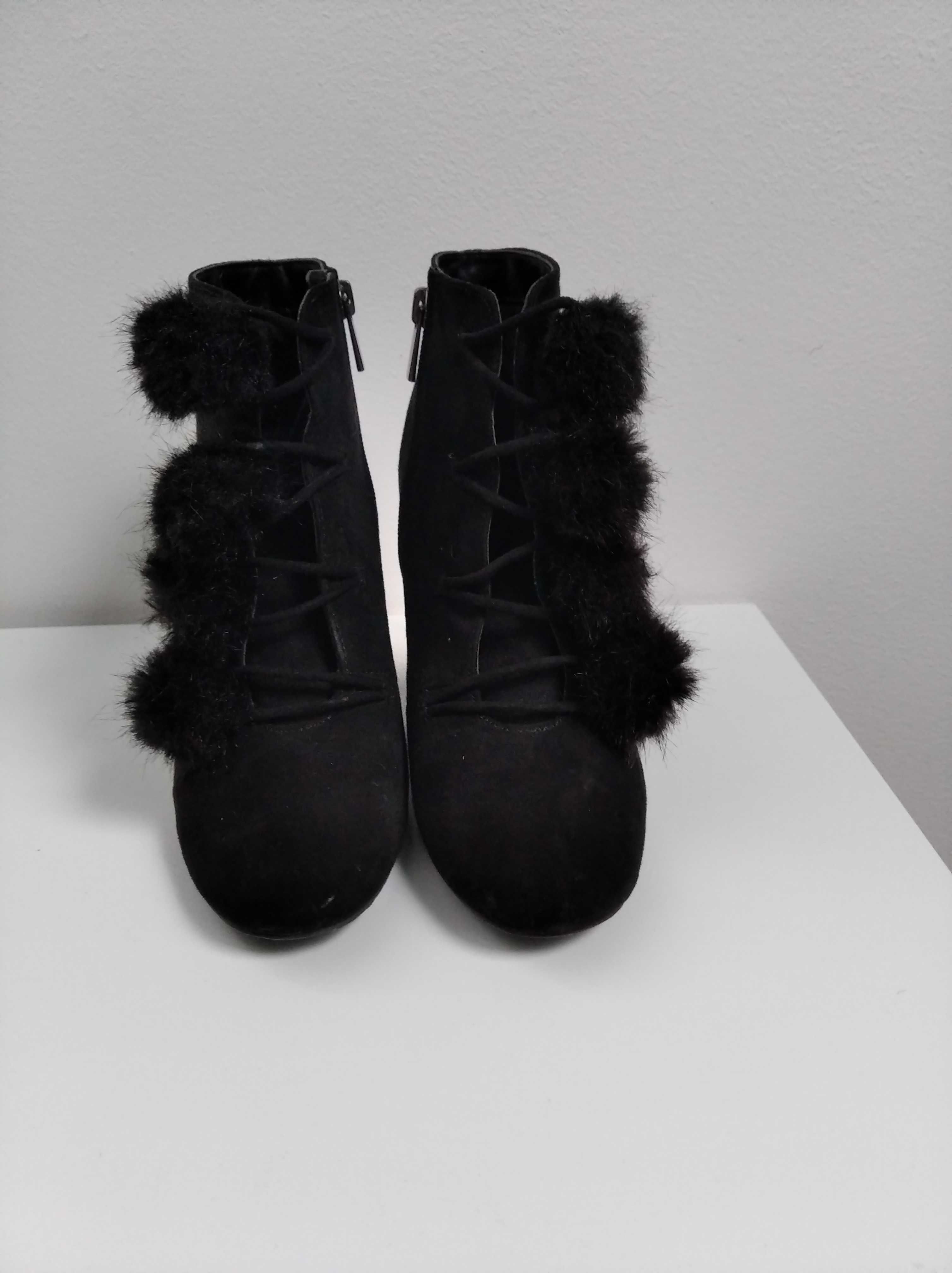 Botki czarne Primark 38