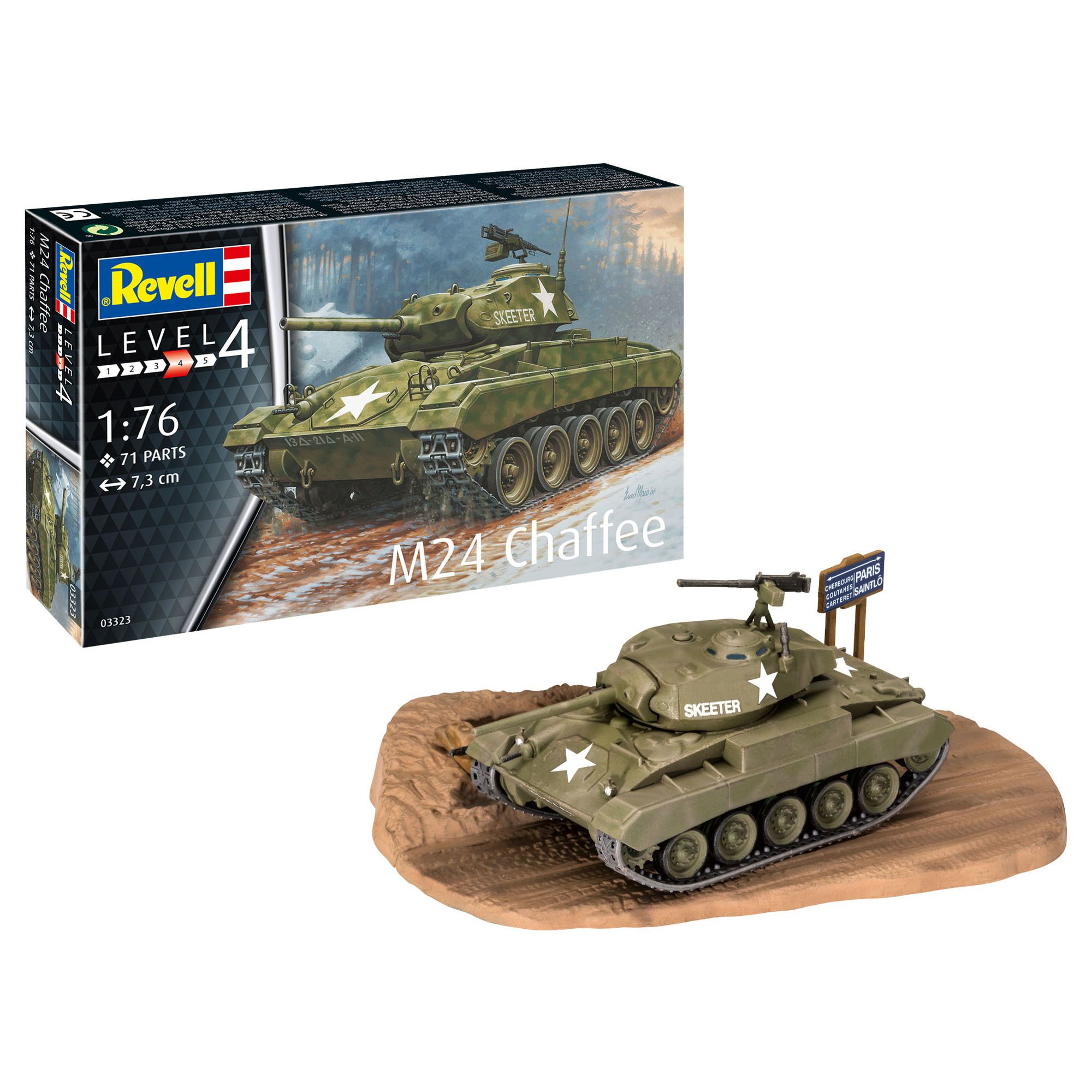Pojazd 1/76 /03323/ M24 Chaffee