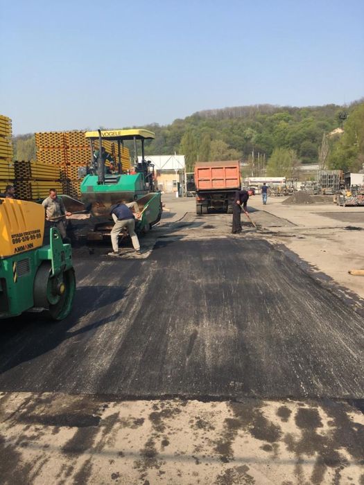 Асфальтування Будівництво доріг буд який тереторій Асфальтирование